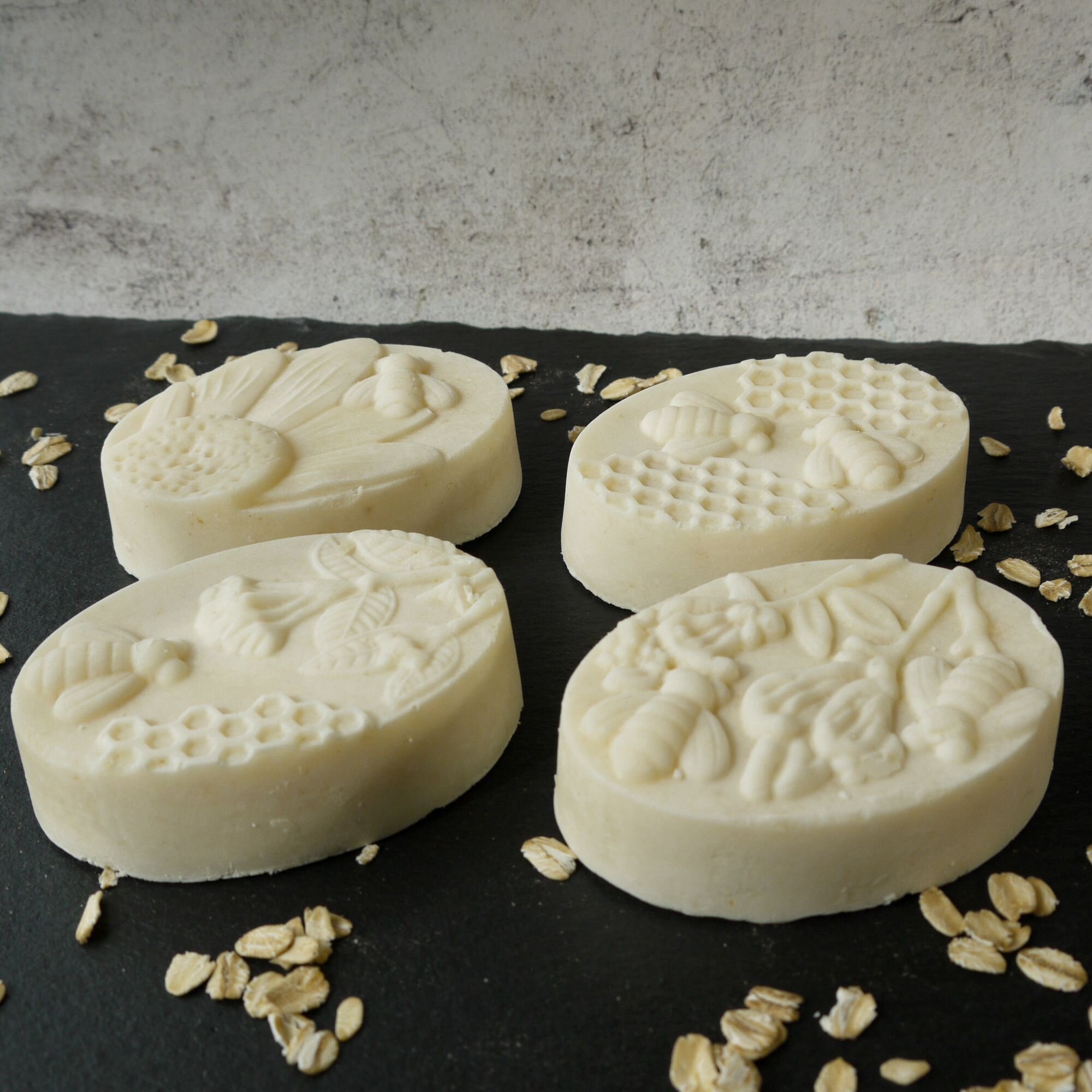 Honey &amp; Oatmeal Artisan Handmade Soap - Unscented