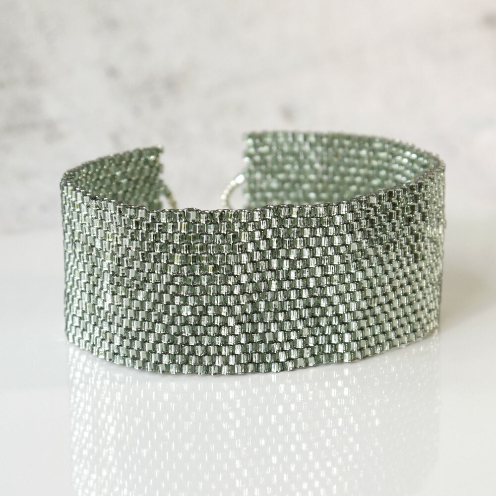 Iris Elm Jewelry Woven Cuff Bracelet