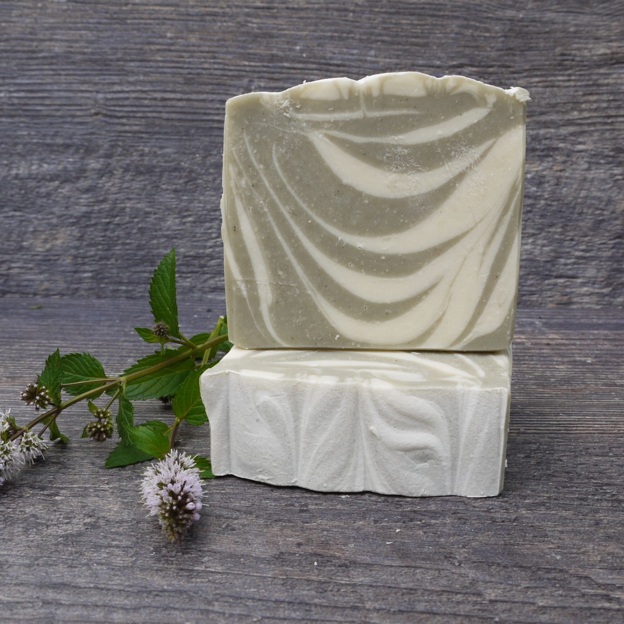 Peppermint Essential Oil Handmade Soap Bar