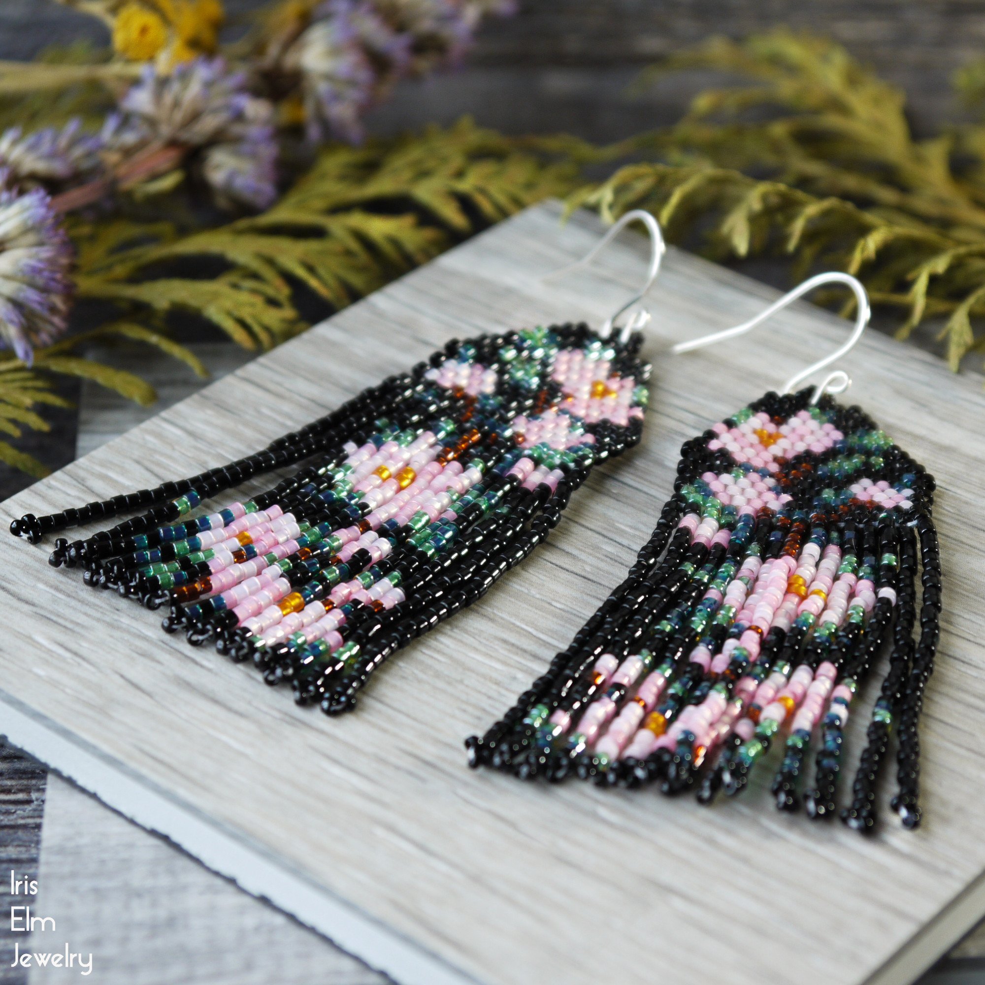 Hook a Fish Fringe Earring Pattern  Instant Download or Printed Copy   Spoilt Rotten Beads
