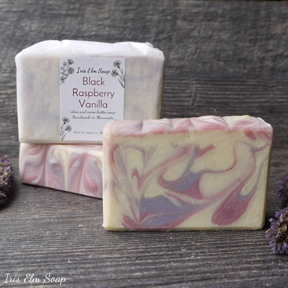 香草黑莓手工皂