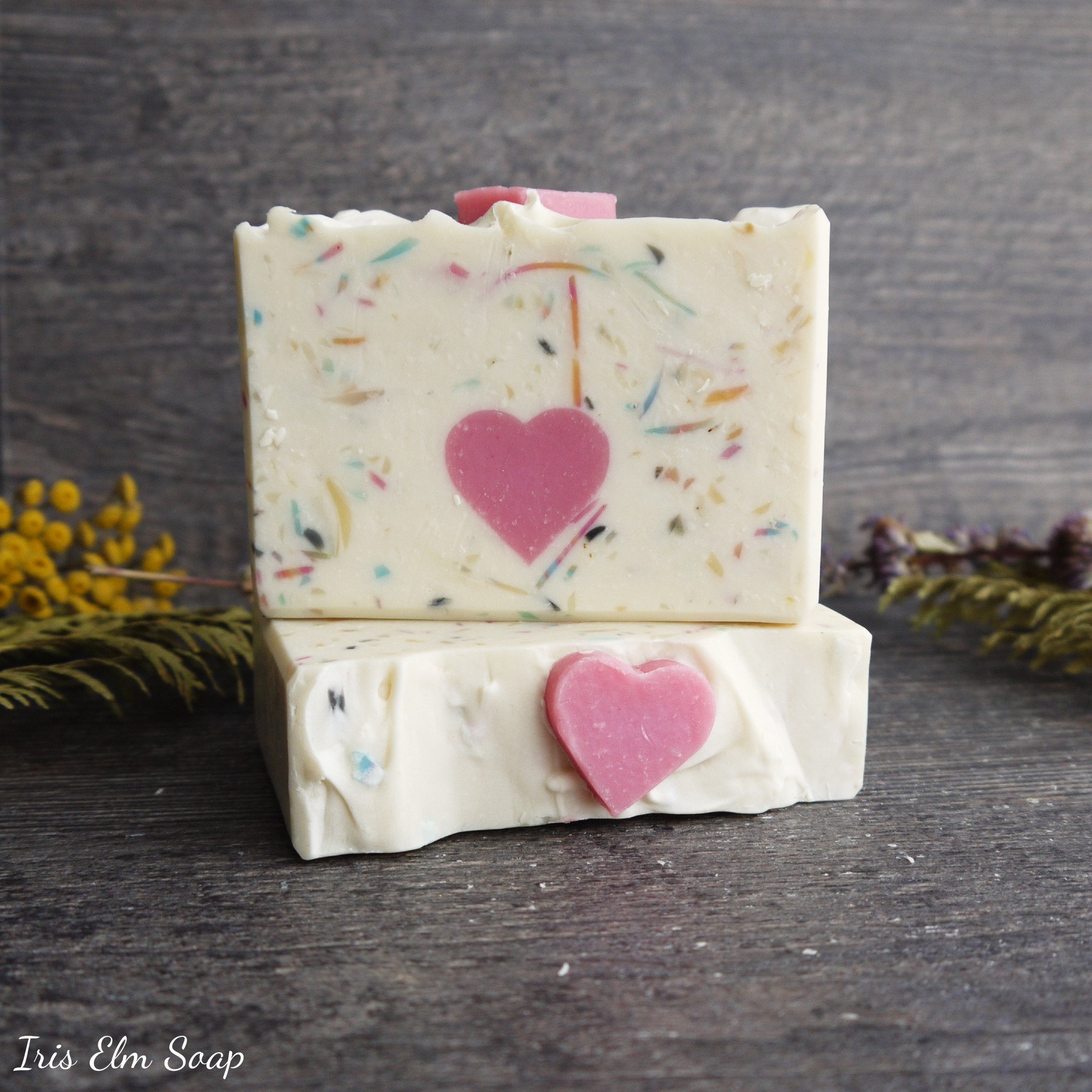 Confetti Heart Soap