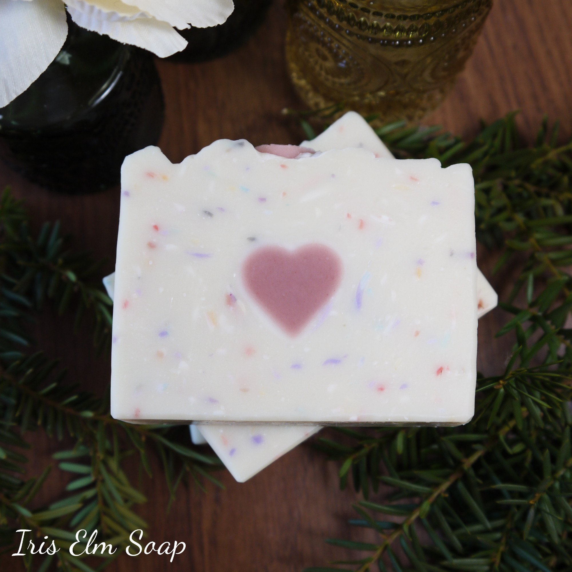 Confetti Heart Soap