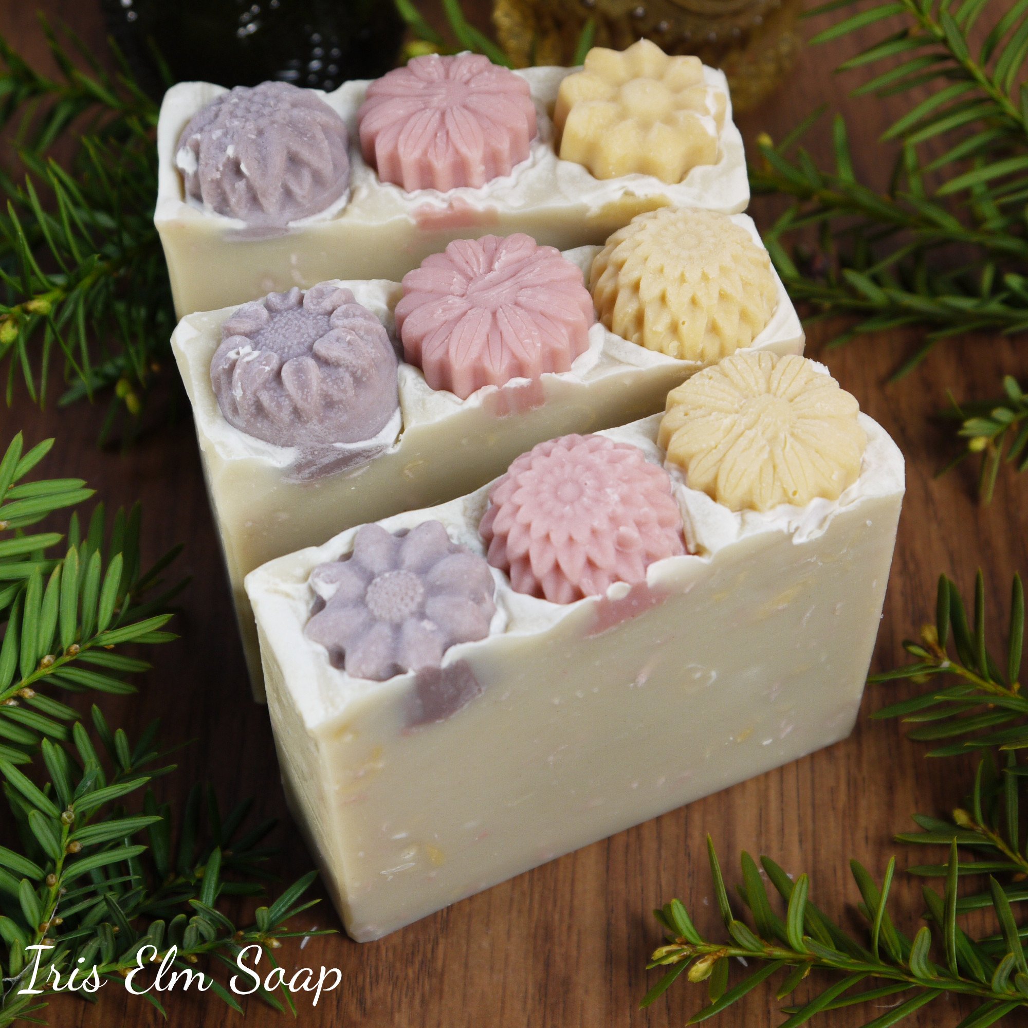 Wildflower Meadow Palm Free Handmade Clay Soap