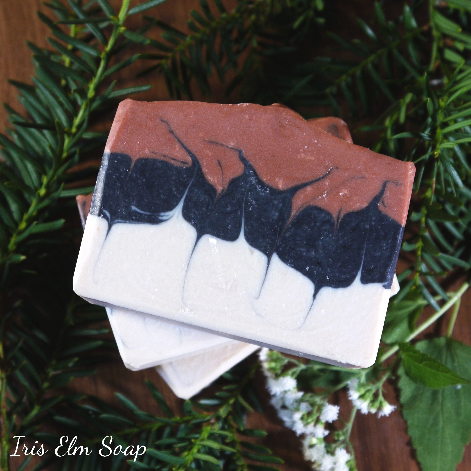 amber incense handmade soap vegan cold process iris elm soap