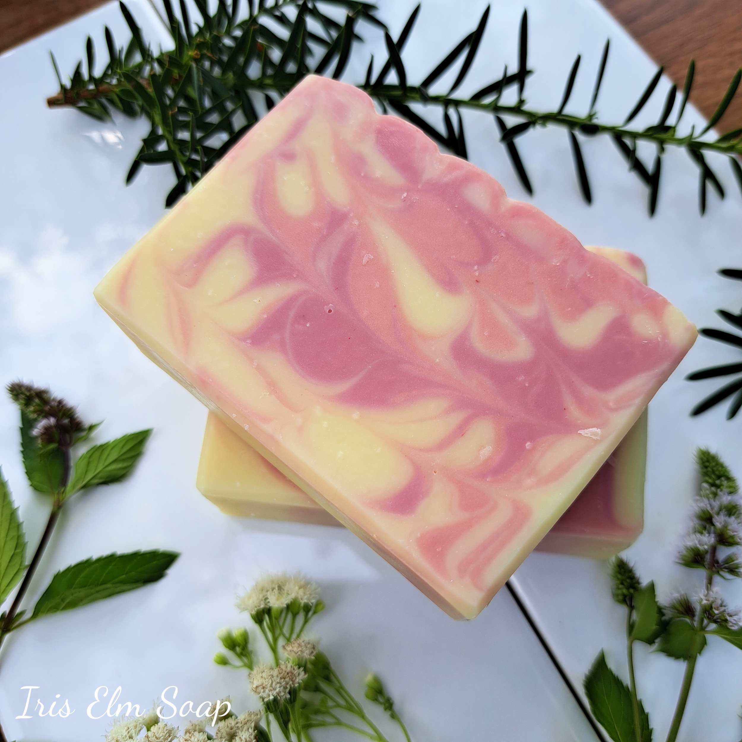 Citrus Love Spell Handmade Cold Process Soap vegan Iris Elm soap