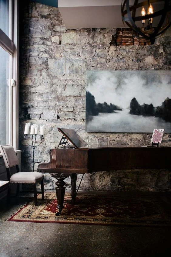 Inviting - sit down and play me a song. Source: Unknown