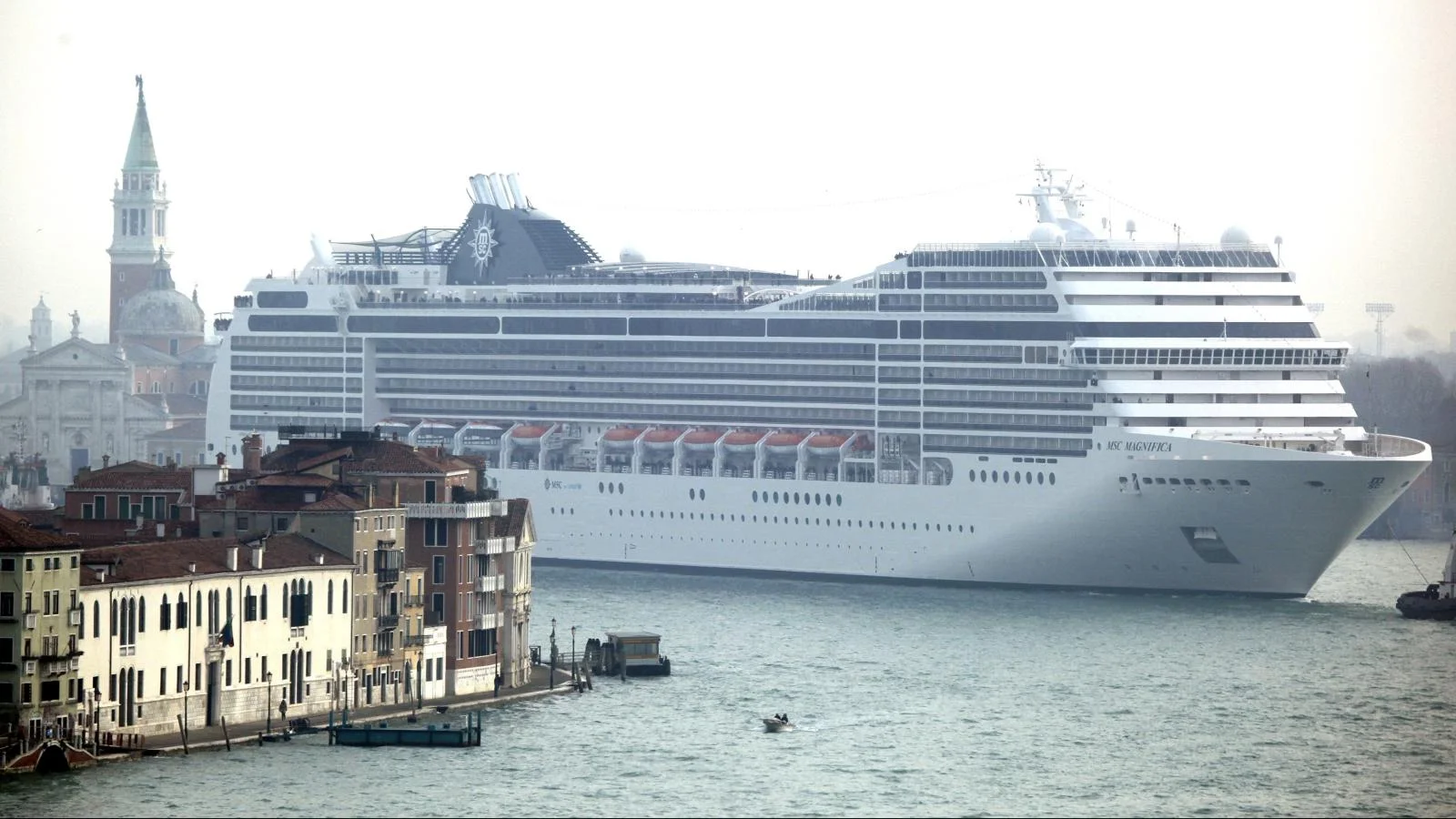 November 2017 saw a ban on huge cruise ships in Venice’s lagoon.