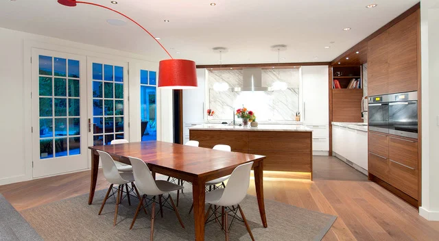 Twiggy Suspension Light. Location: home of a previous client in West Vancouver, BC Canada.
