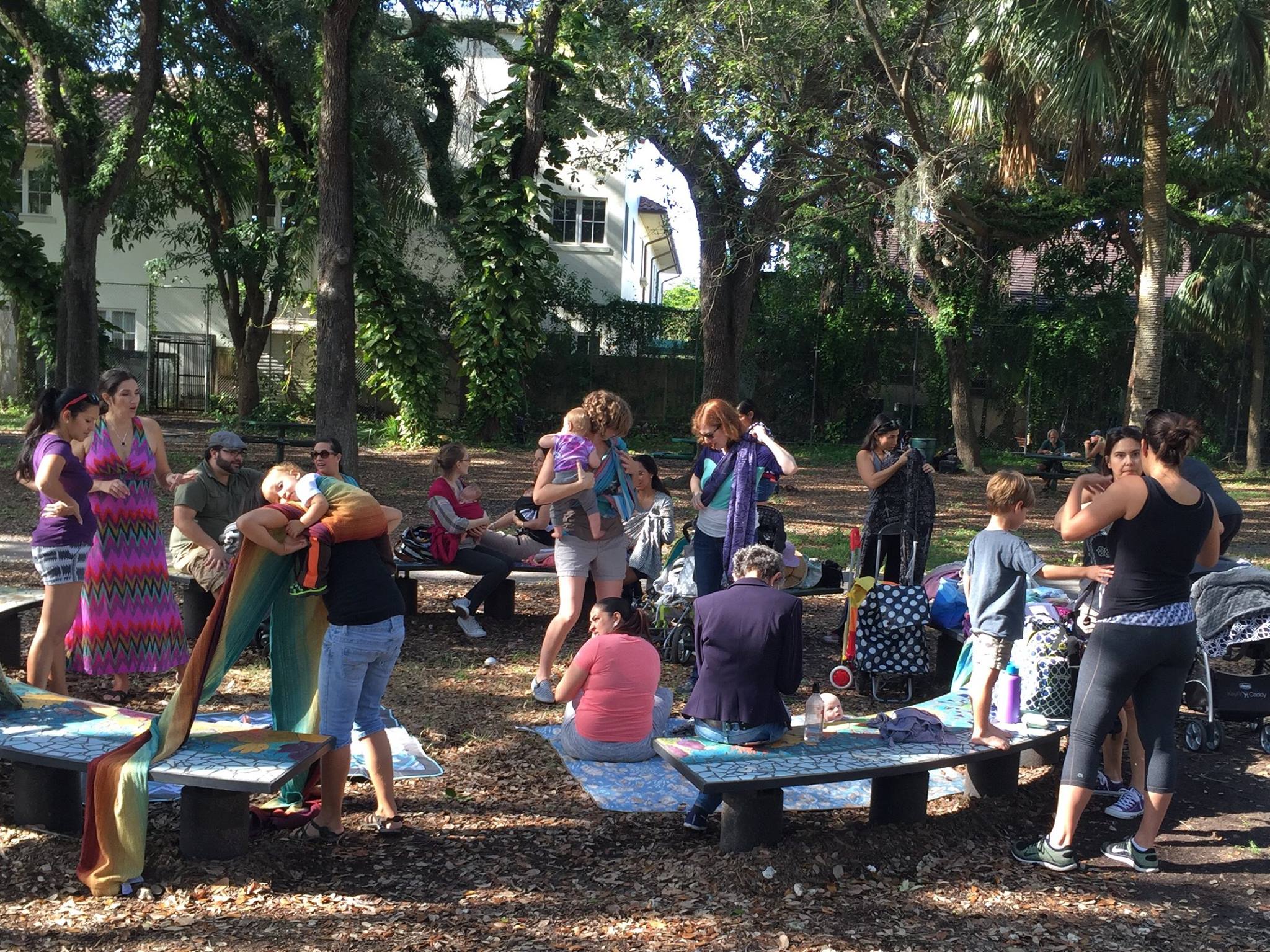 Stole this from our group's page. If you're a SFL mom, look us up on Facebook @ South Florida Babywearing!