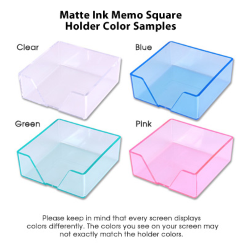 Watercolor Monogram Memo Square — dBb GROUP
