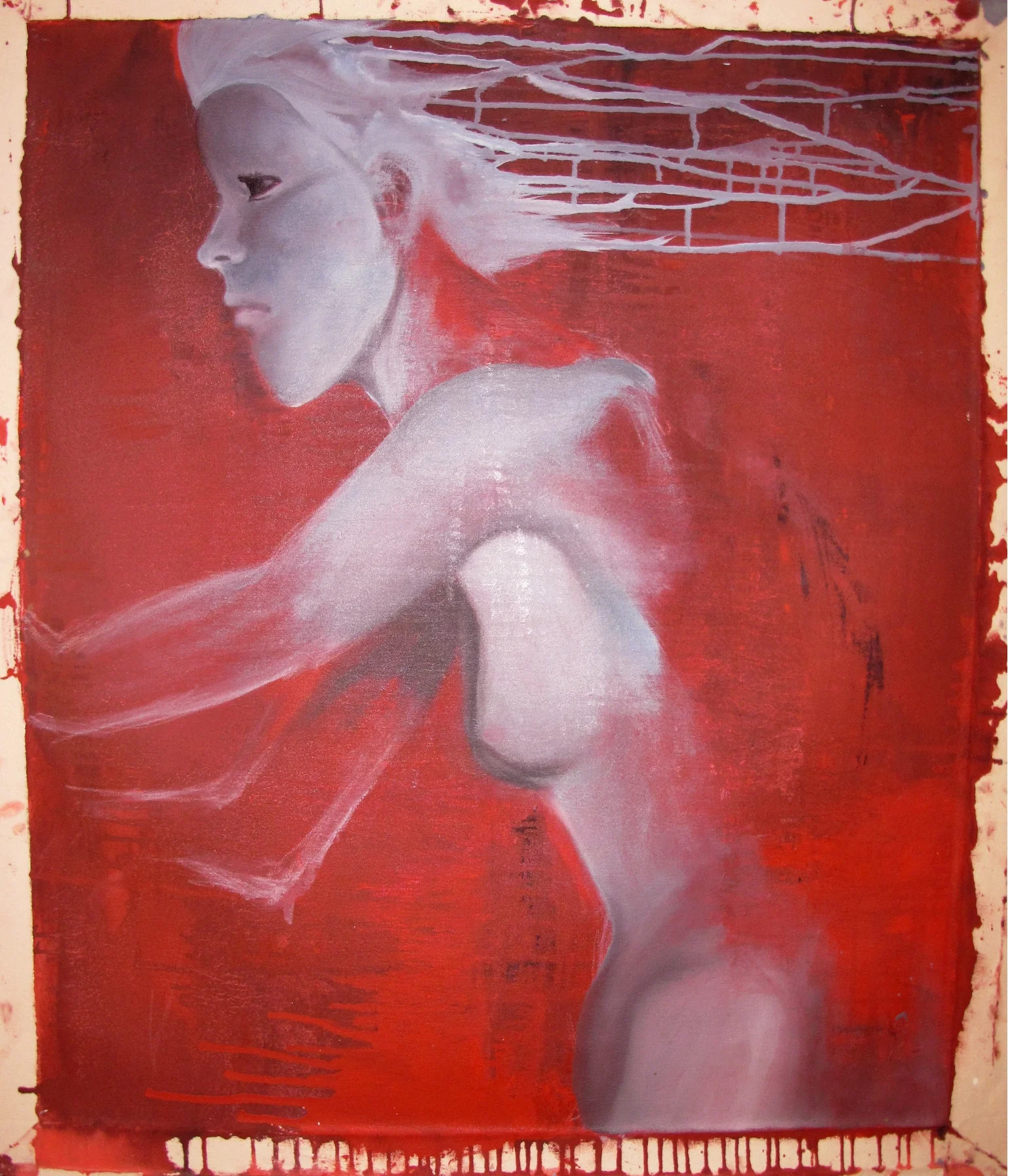 Painting Red Woman.JPG