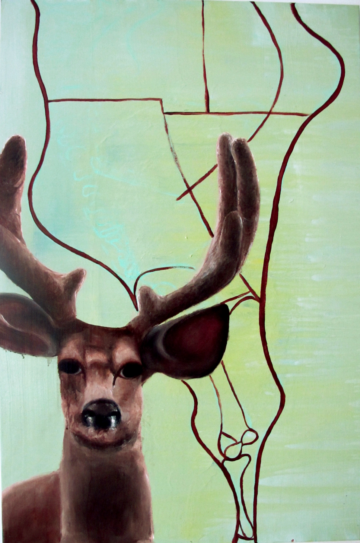 Painting Deer.JPG