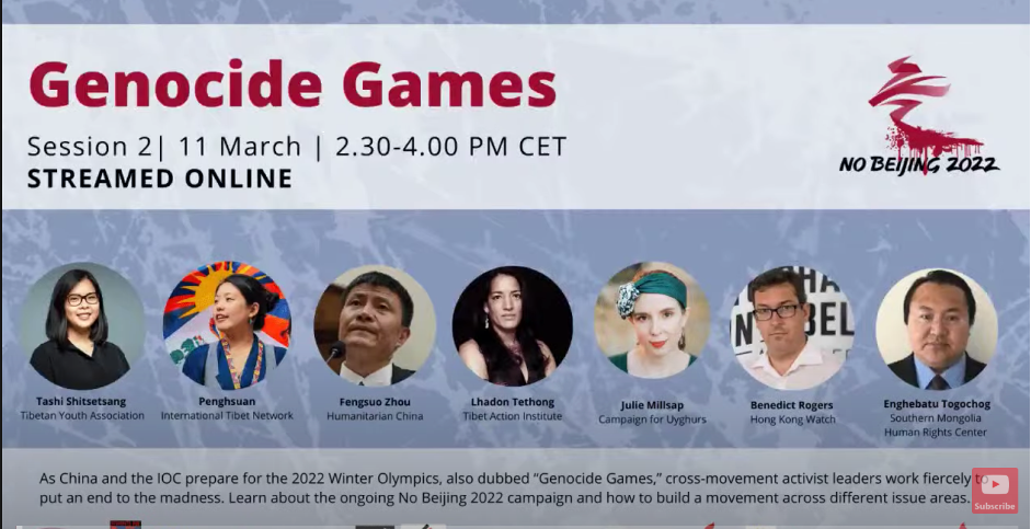 WATCH: Benedict Rogers spoke at the The Alternative Olympic Committee Session 