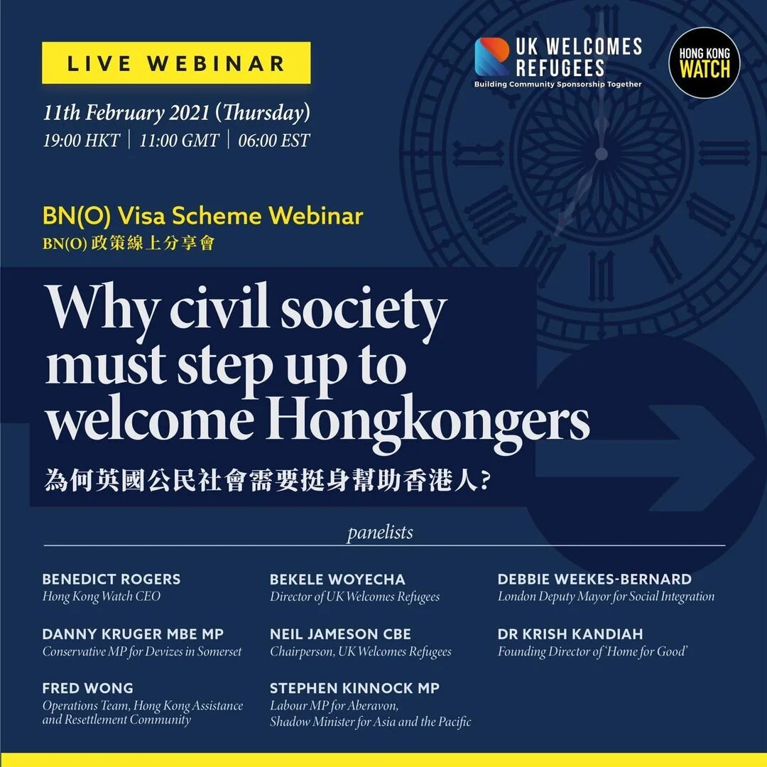 Why Civil Society Must Step Up to Welcome Hong Kongers