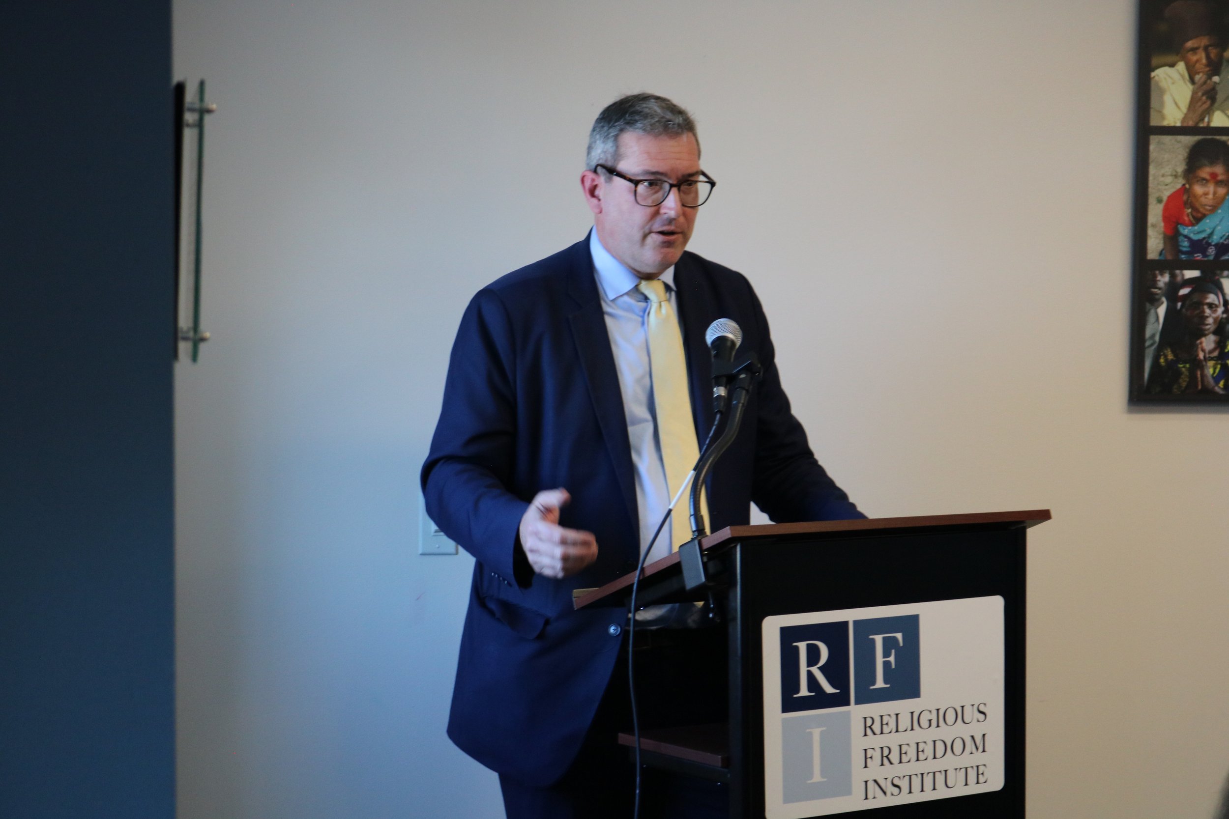 Benedict Rogers speaks at the Religious Freedom Institute.JPG