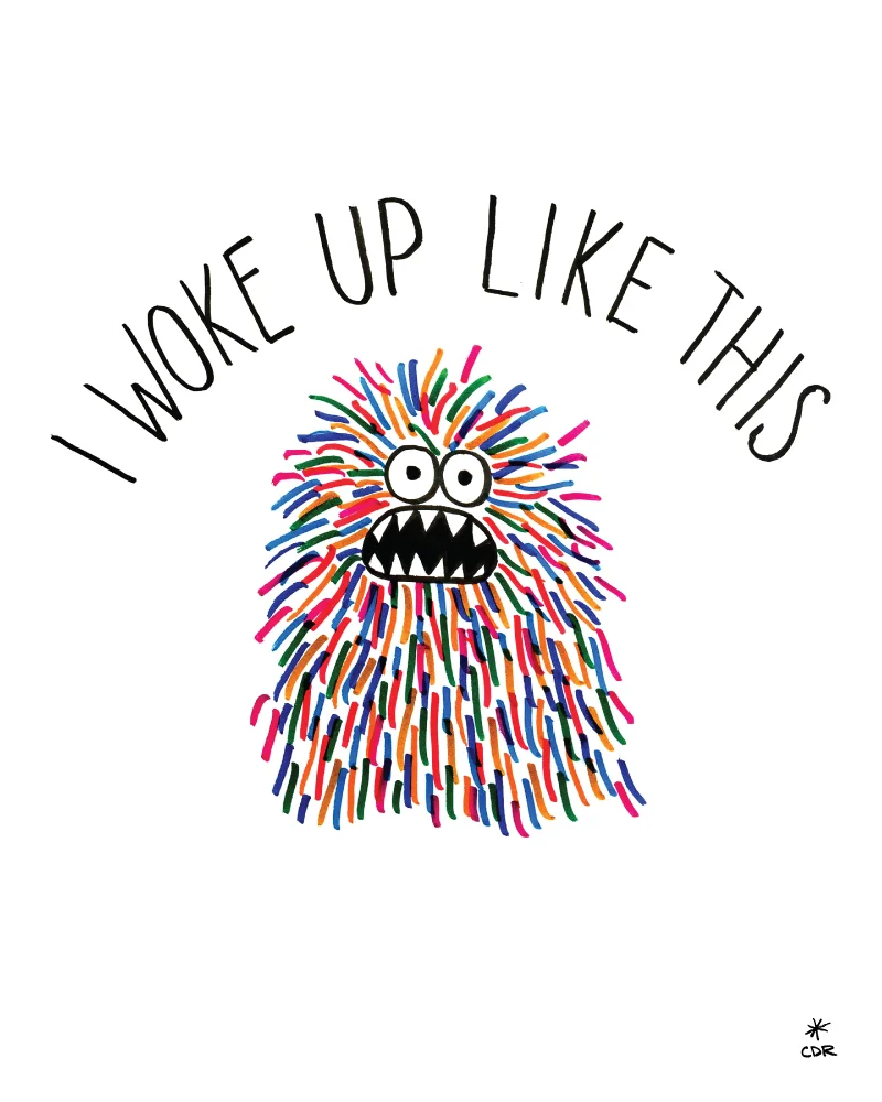 Woke Rainbow Good Vibes Art Print by CDR