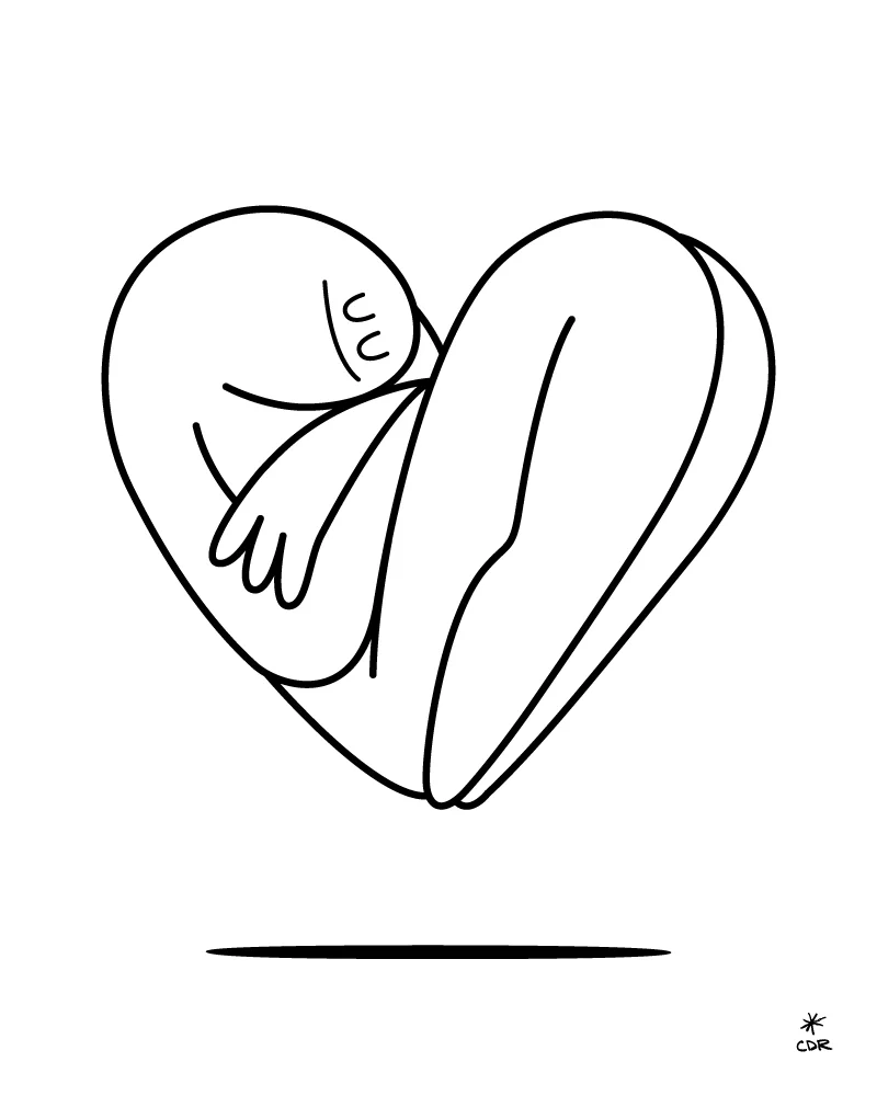 Mindfulness Heart Zen Meditation Art Print by CDR