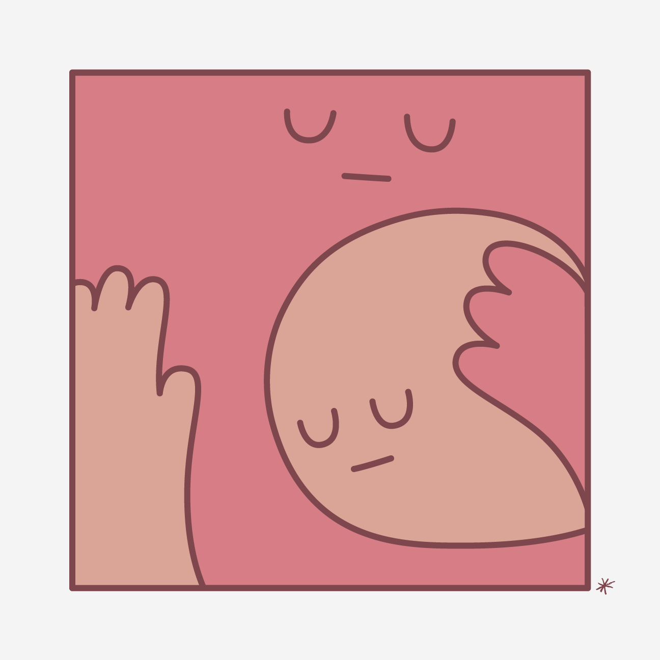 Snug - Pink - Print