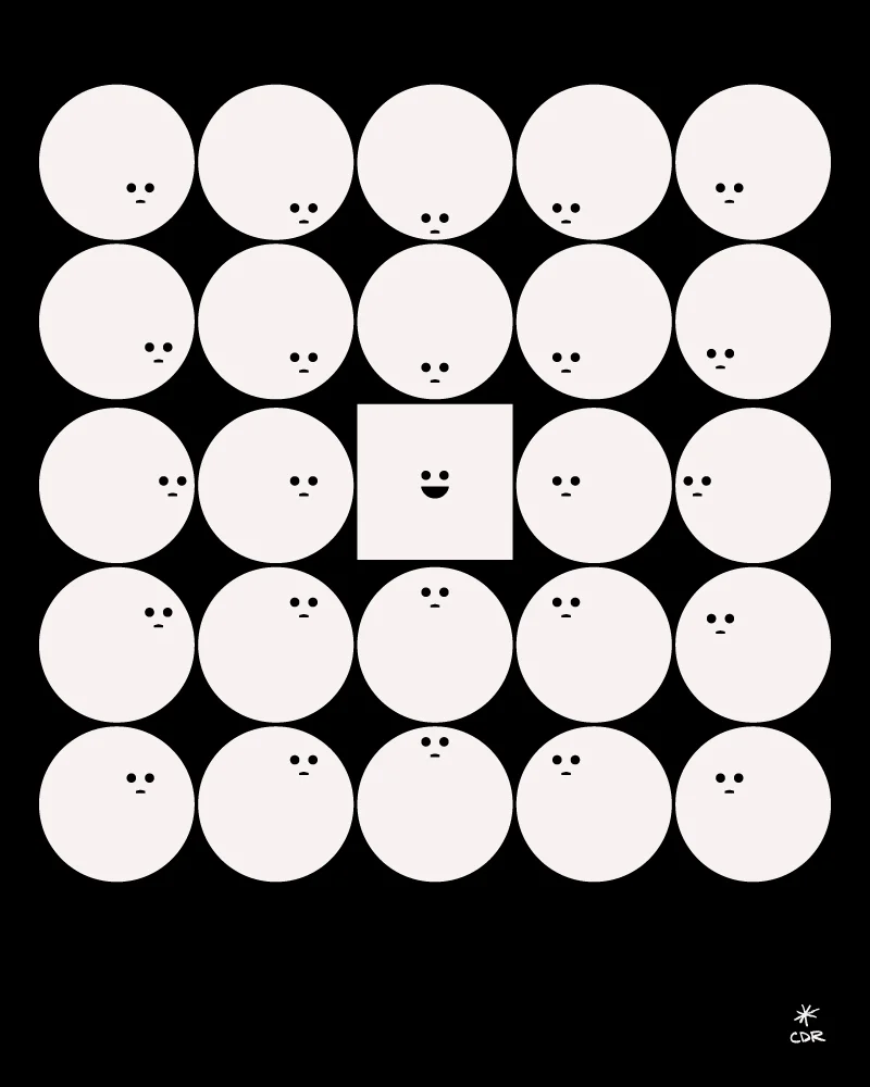 Square Don't Care - Print