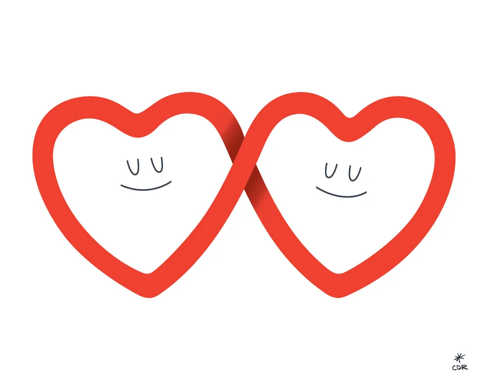 Infinite Love Hearts Art Print by CDR