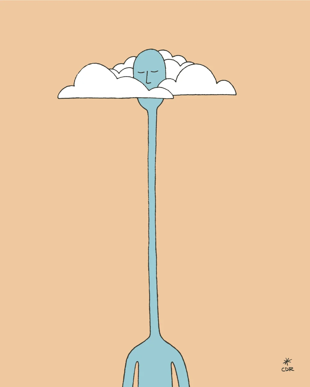 Head In The Clouds - Print