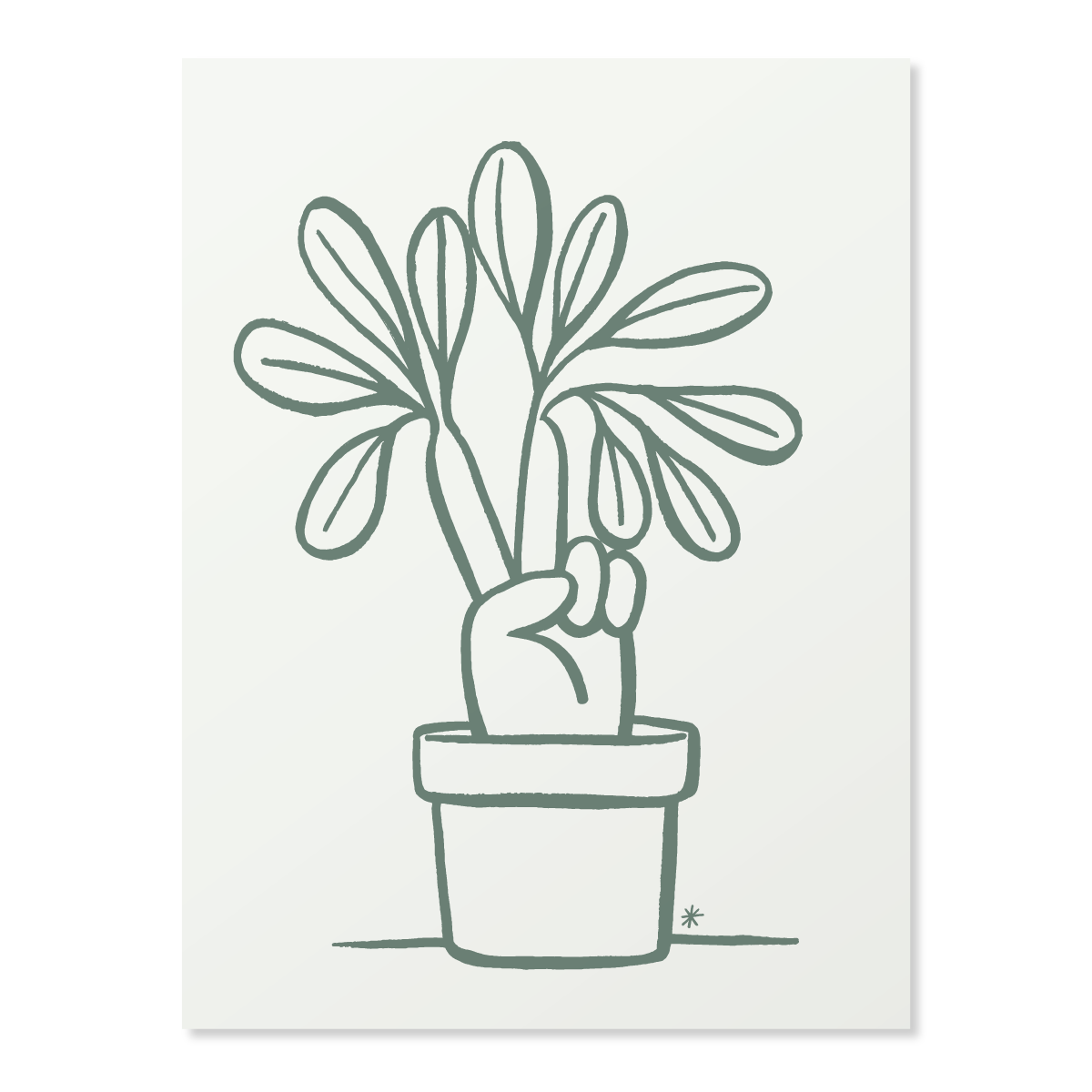 Peace Plant - Print