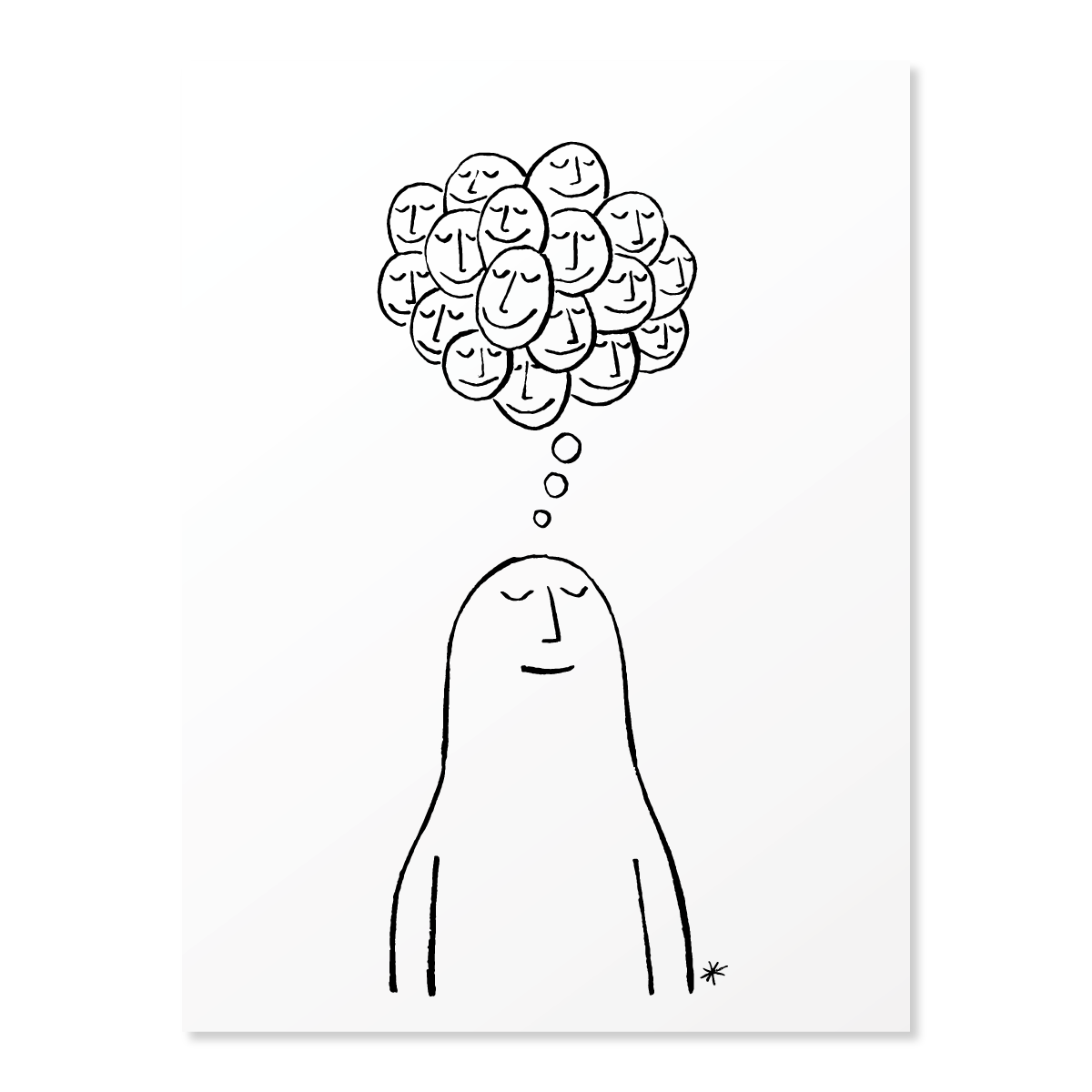You Are All In My Thoughts - Print
