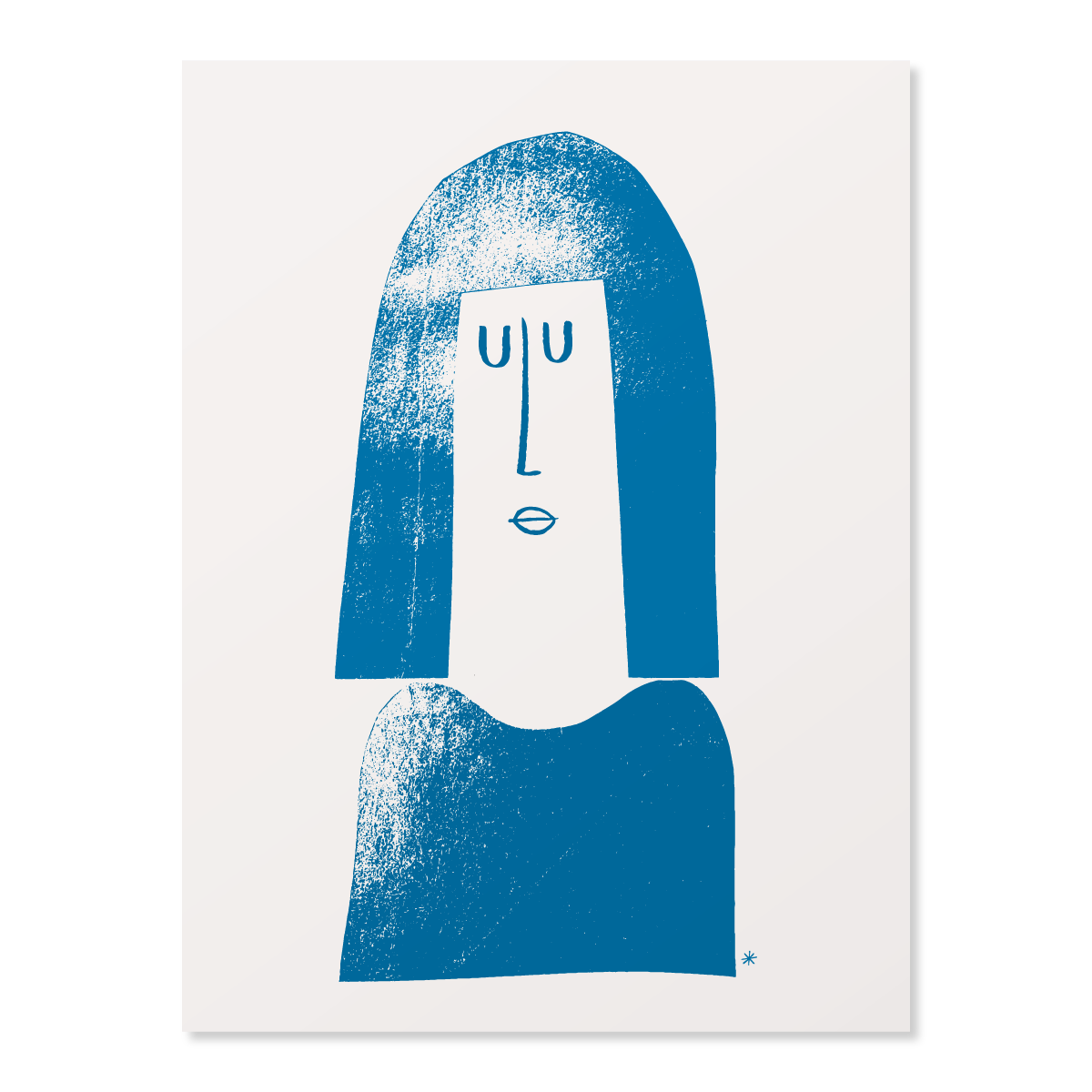 Blue Women - Print