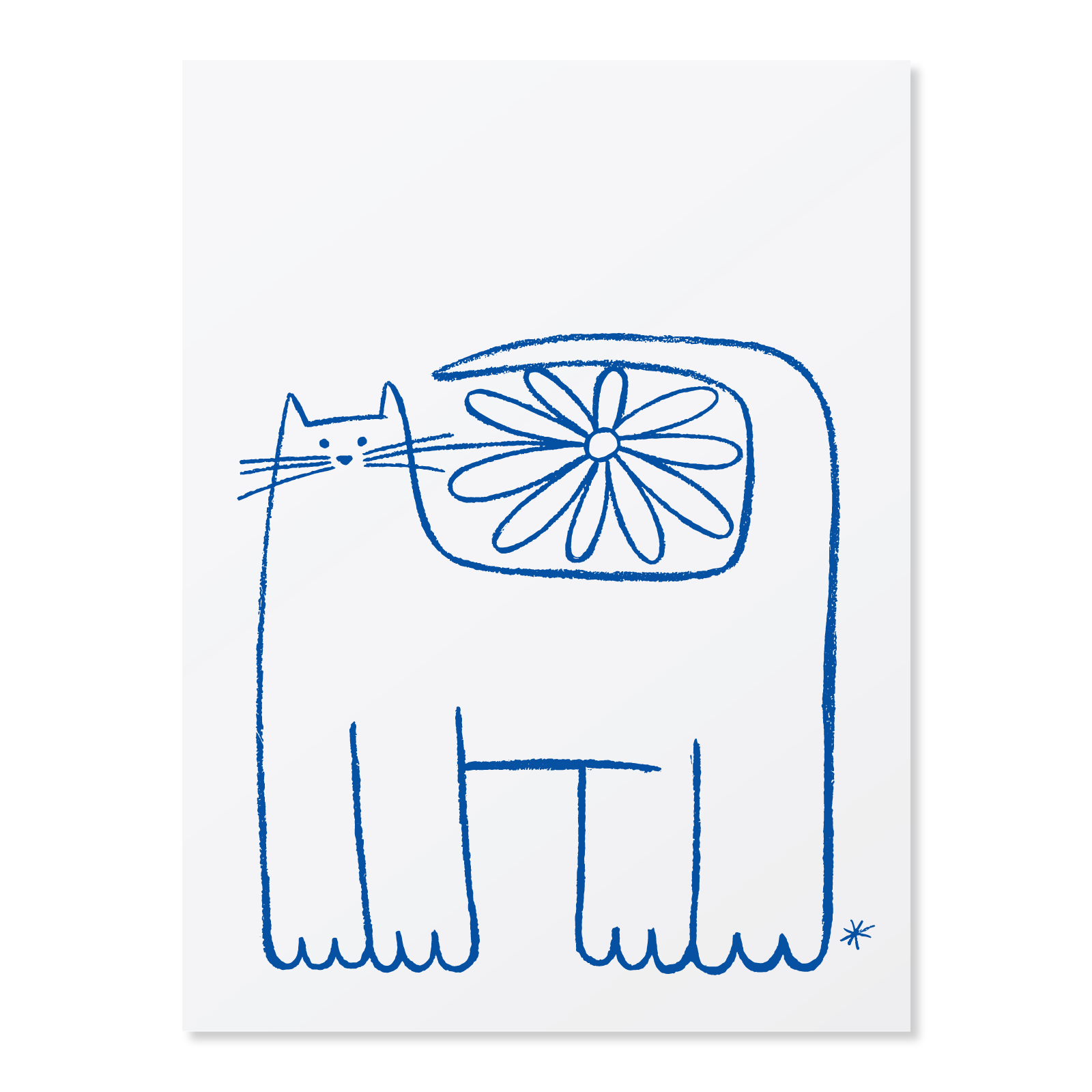 Flower Cat - Print