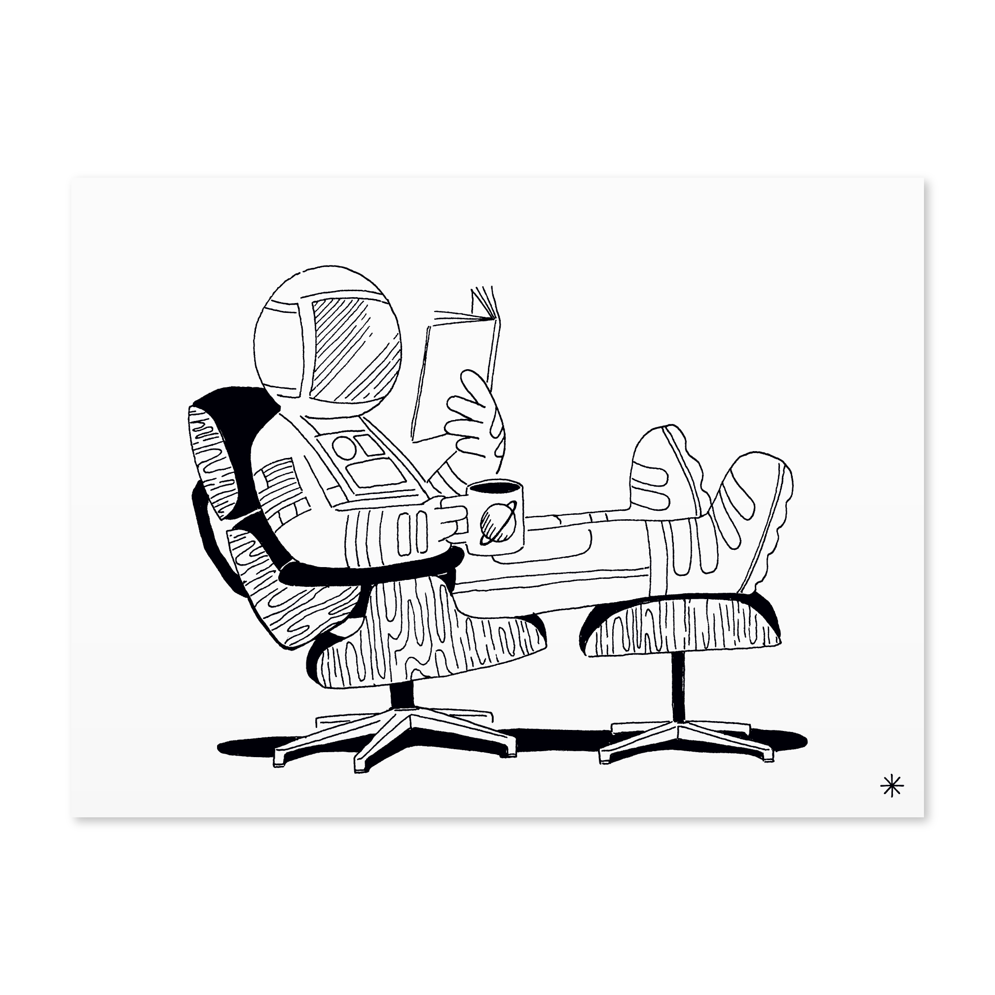 Astronaut Lounge – Print