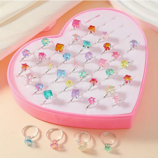 Gemstone Jewellery Ring Set
