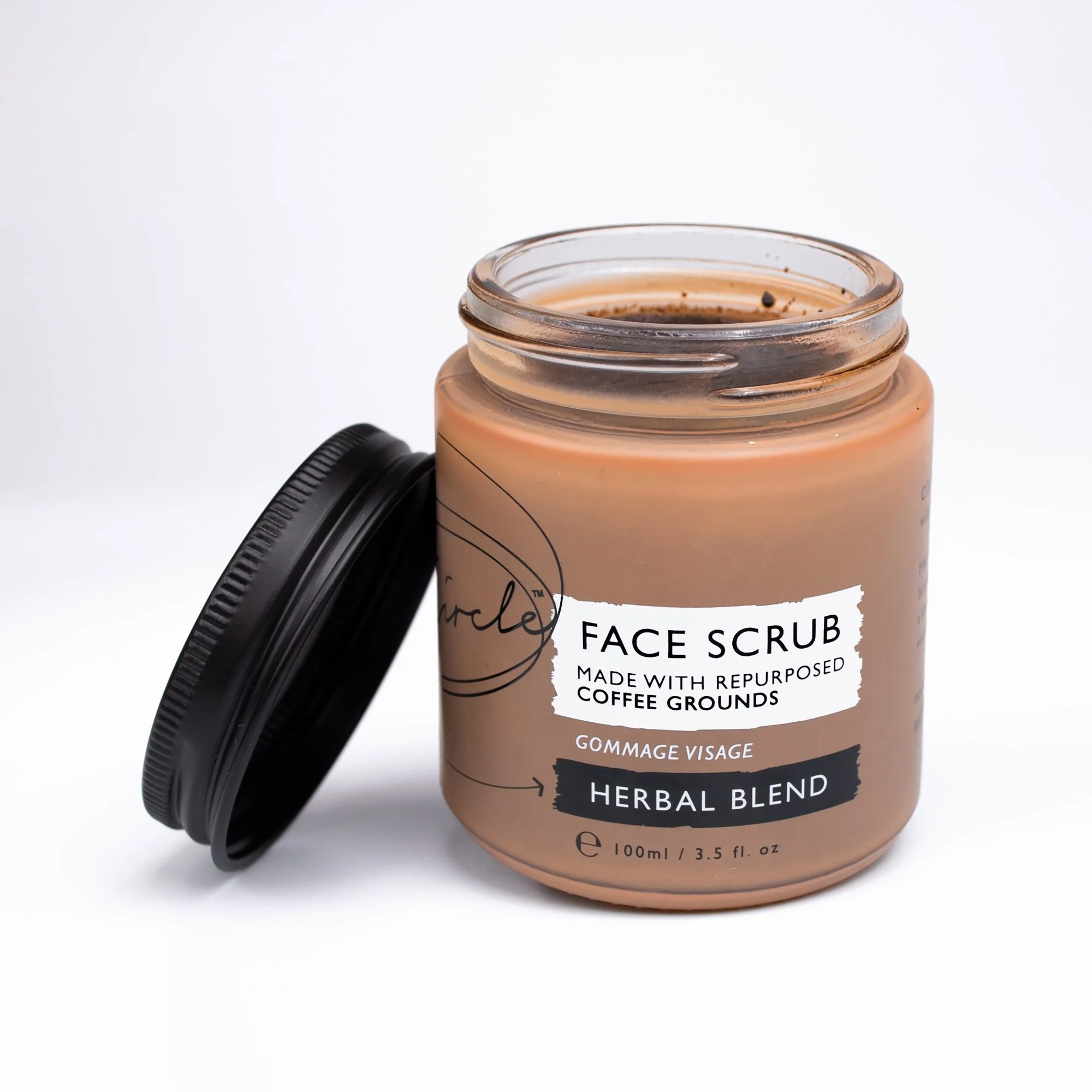 UpCircle Coffee Face Scrub – Herbal Blend for Acne 100ml
