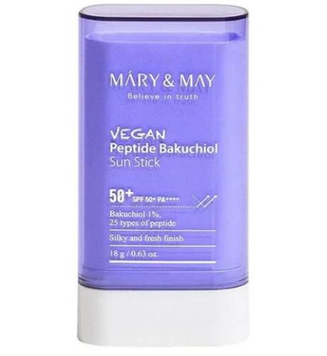 Mary & May Vegan Peptide Bakuchiol Sun Stick SPF50+ PA++++18g