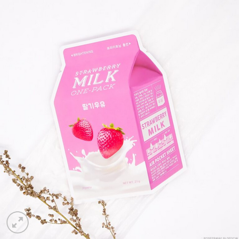 A´PIEU Strawberry Milk One-Pack Sheet Mask