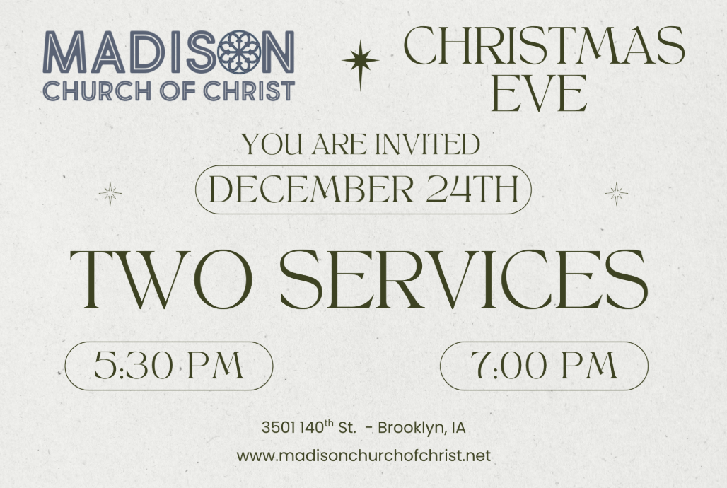 1st Christmas Eve Candlelight Service