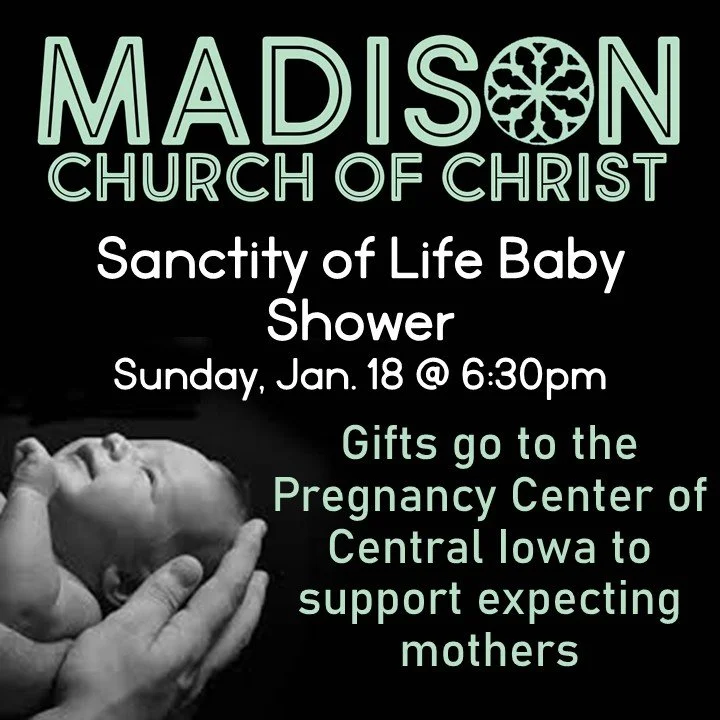 Sanctity of Life Baby Shower