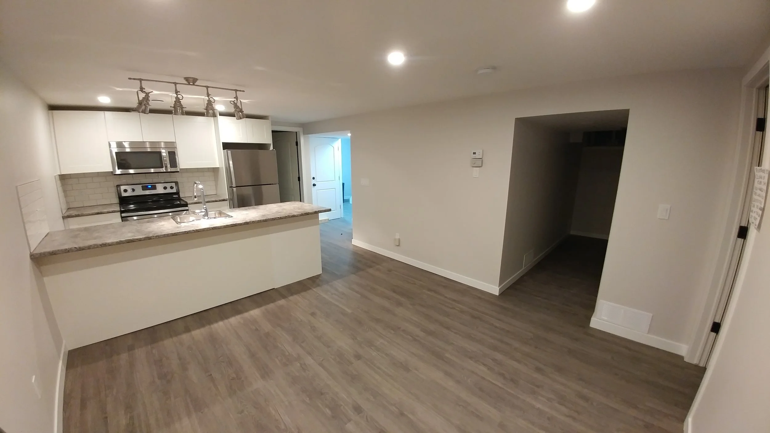 Basement Suite - Kitchen/Living Room