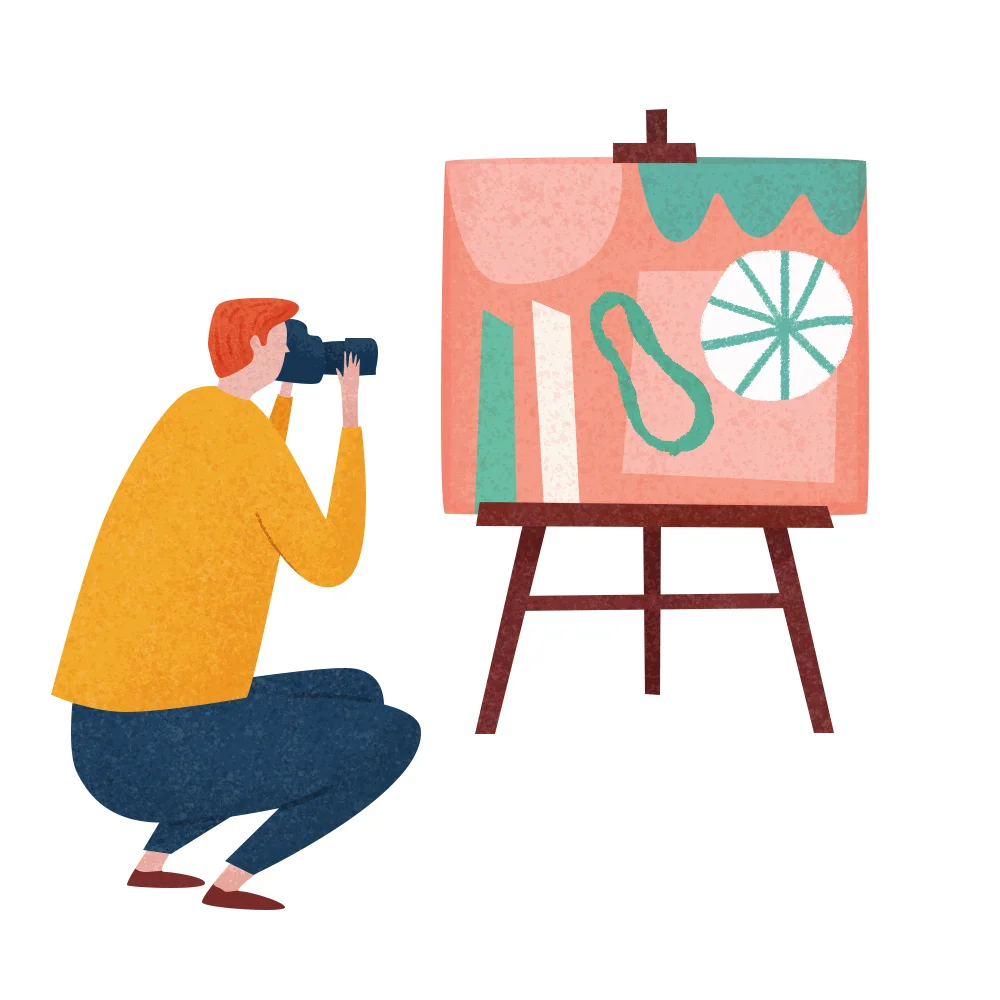2. Photograph your artwork