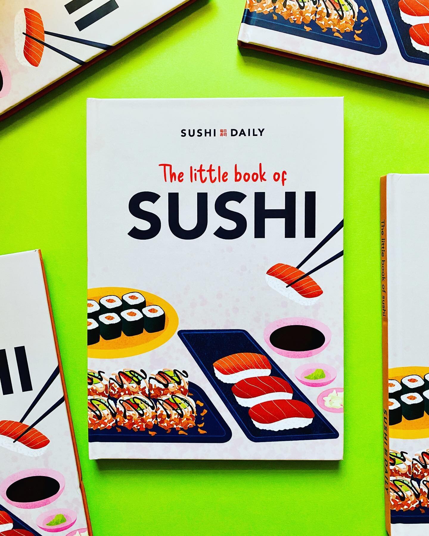 ⁣🎉#Giveaway 🎉 ⠀
 ⠀
I had so much fun illustrating this book with @sushidaily - The Little Book of Sushi is the ultimate guide to all things sushi and to celebrate the launch I have FIVE copies to GIVEAWAY! ⠀
 ⠀
To enter: ⠀
💙Follow @bettnorris⠀
💜F