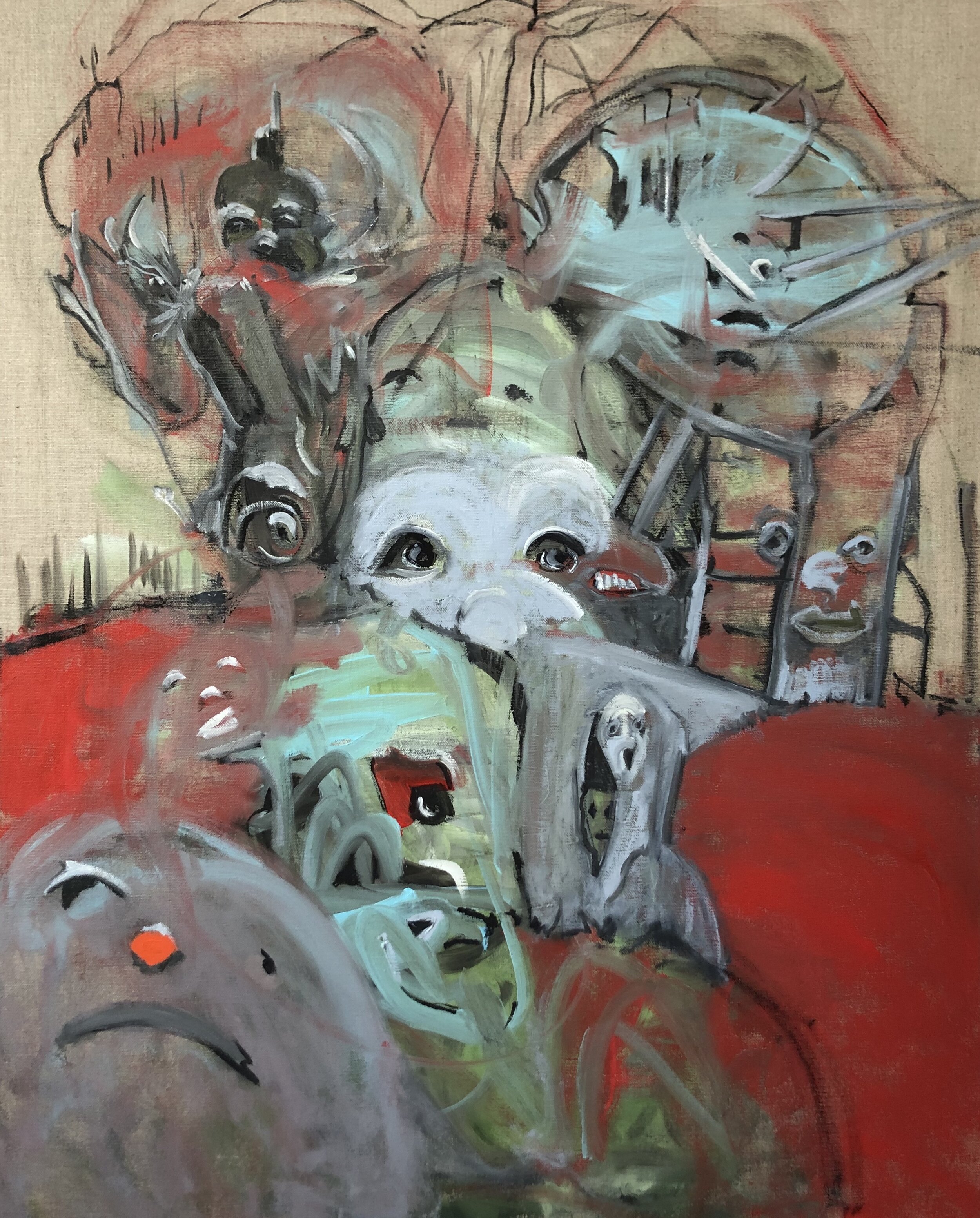 8.Randi Matushevitz_Dystopian Lullaby Series_Cluster 16_30in x 24in_oil_2020.jpeg