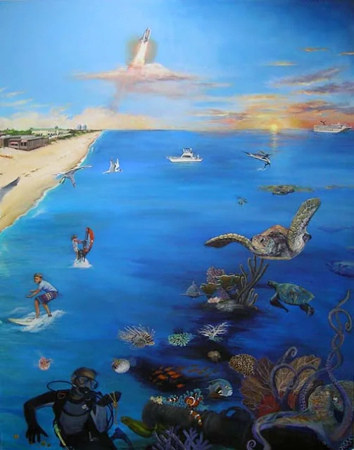 Panel #6 – Beach, coastal strand, ocean reef