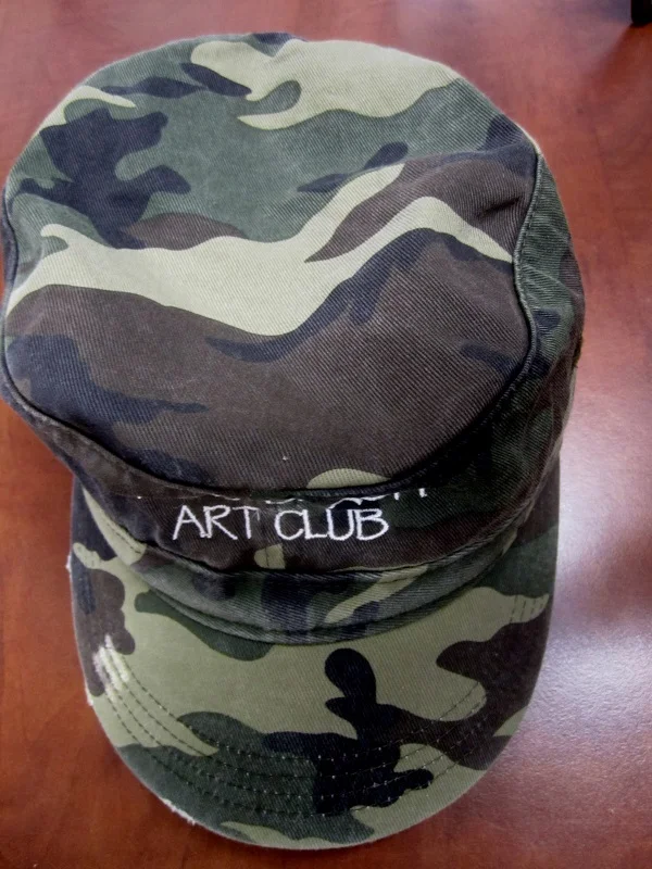 Distressed Military Hat in 5 colors including Camo