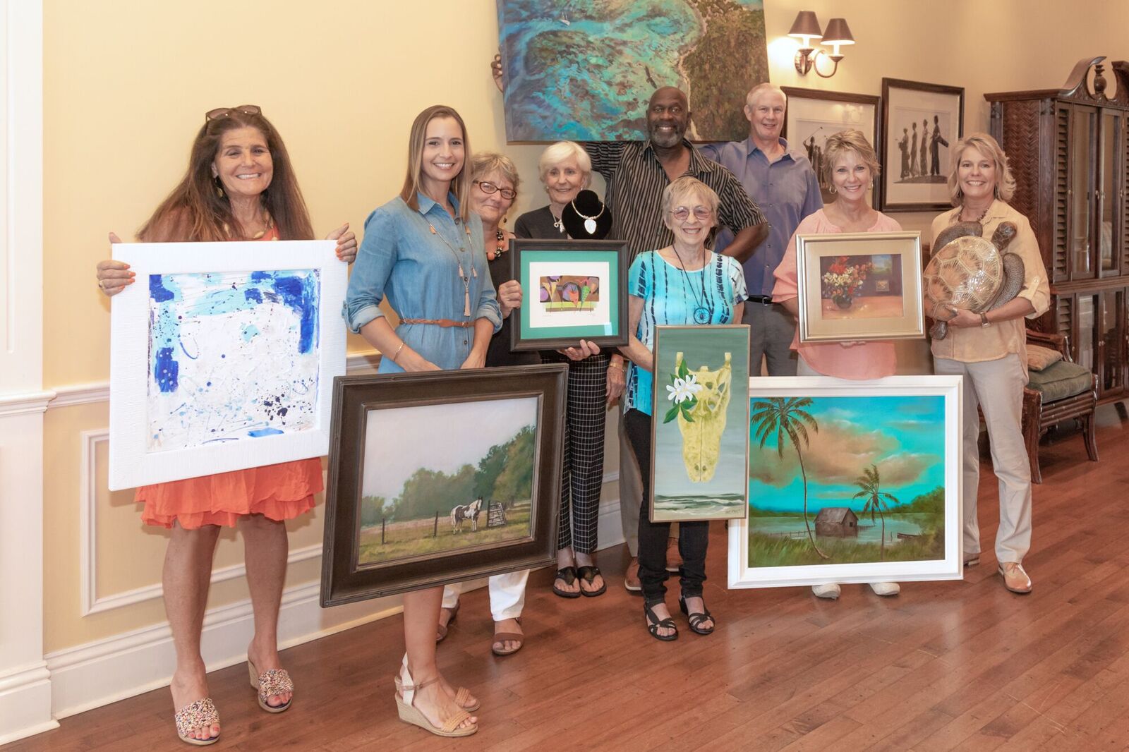 Artists pictured were from our 2018 Art Trail