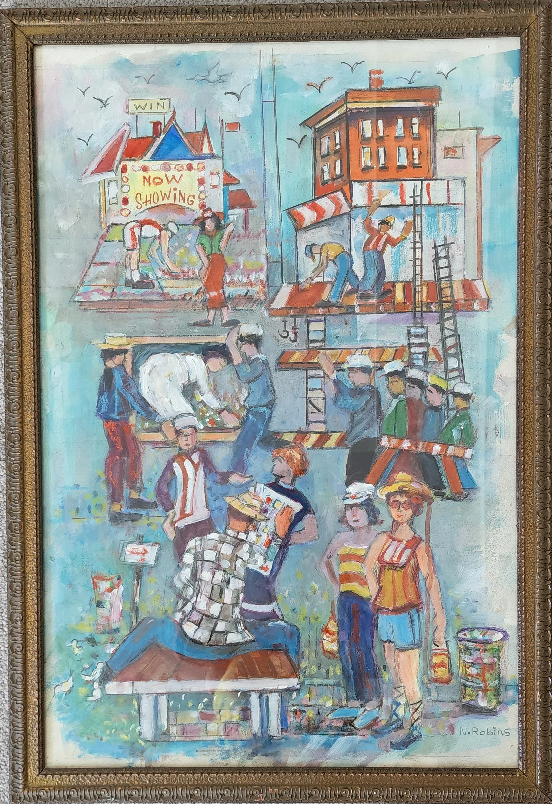 Norm Robins, "Afternoon Stroll" — Vero Beach Art Club