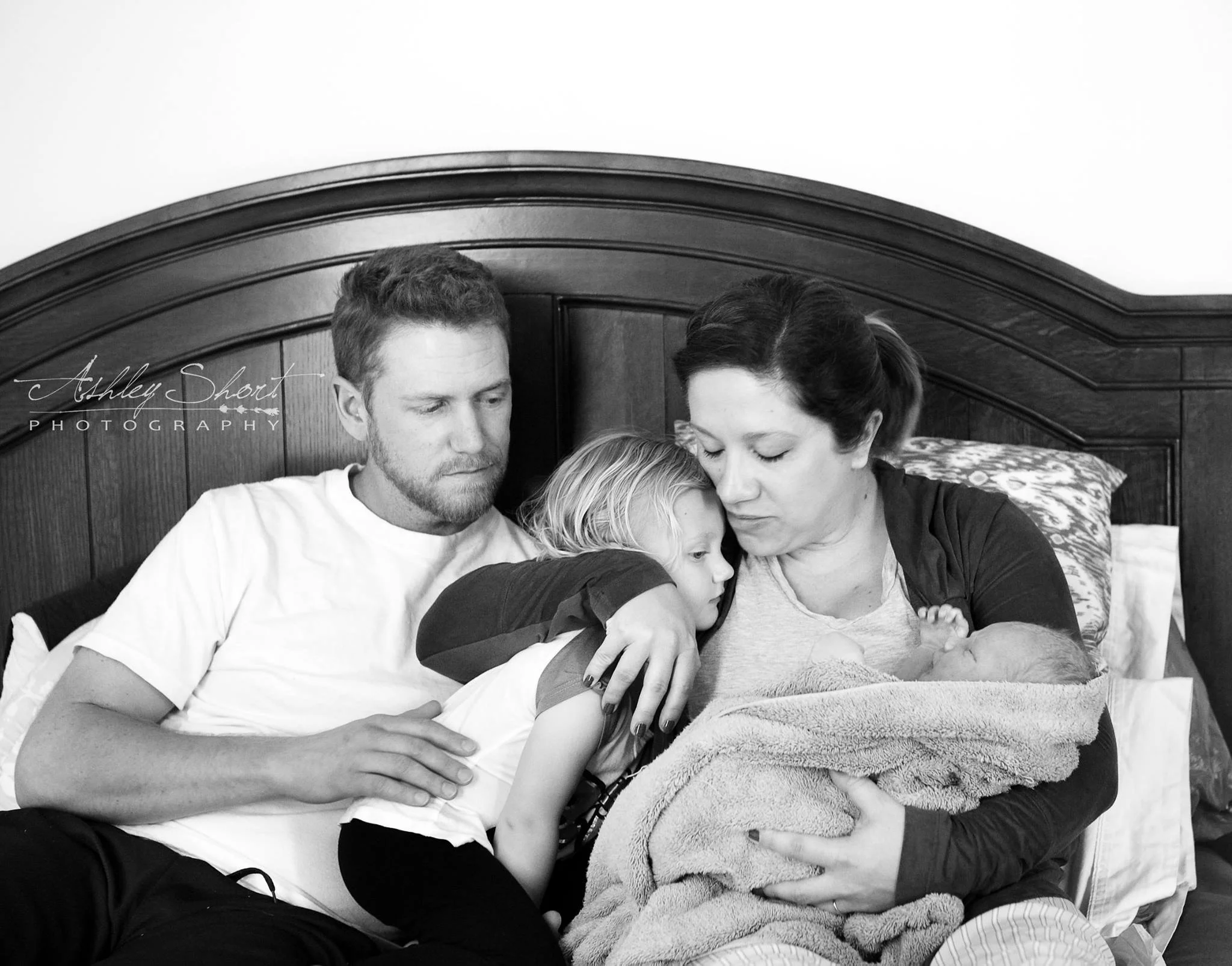 Ashley Short This was the moment her first-born met her second, and she realized that she really COULD love two!