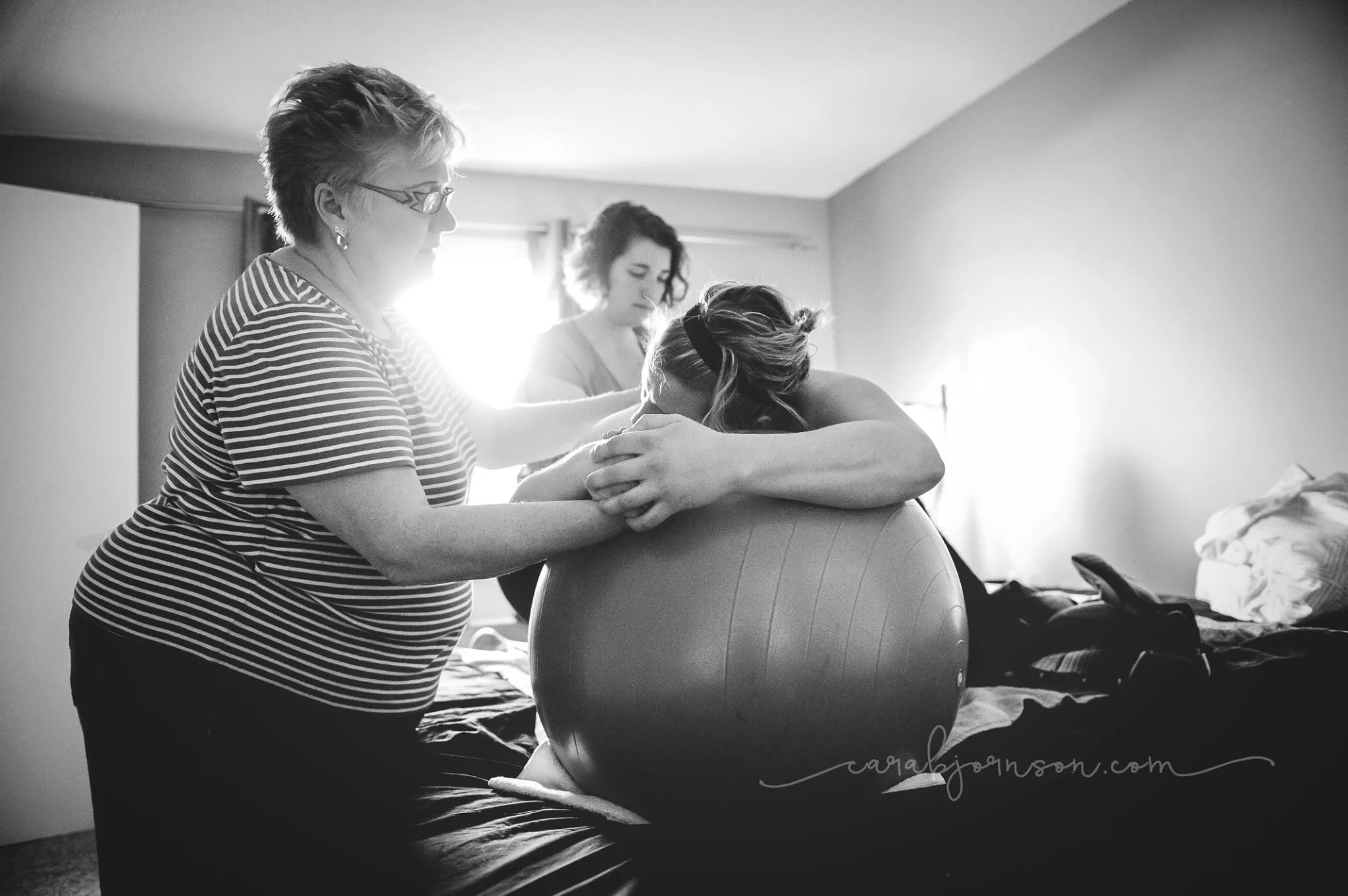 www.carabjornson.com loving and caring support from her mother throughout labour