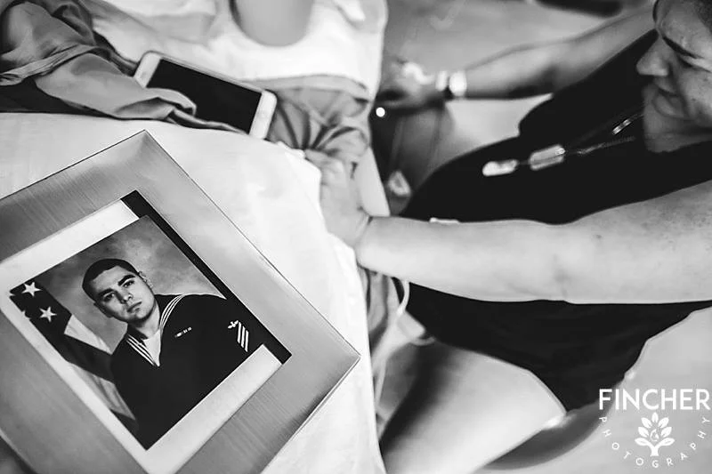 www.birthbyfincherphotography.com Dad deployed, this mama got one phone call from the ship the entirety of her labor. She was SO strong. 