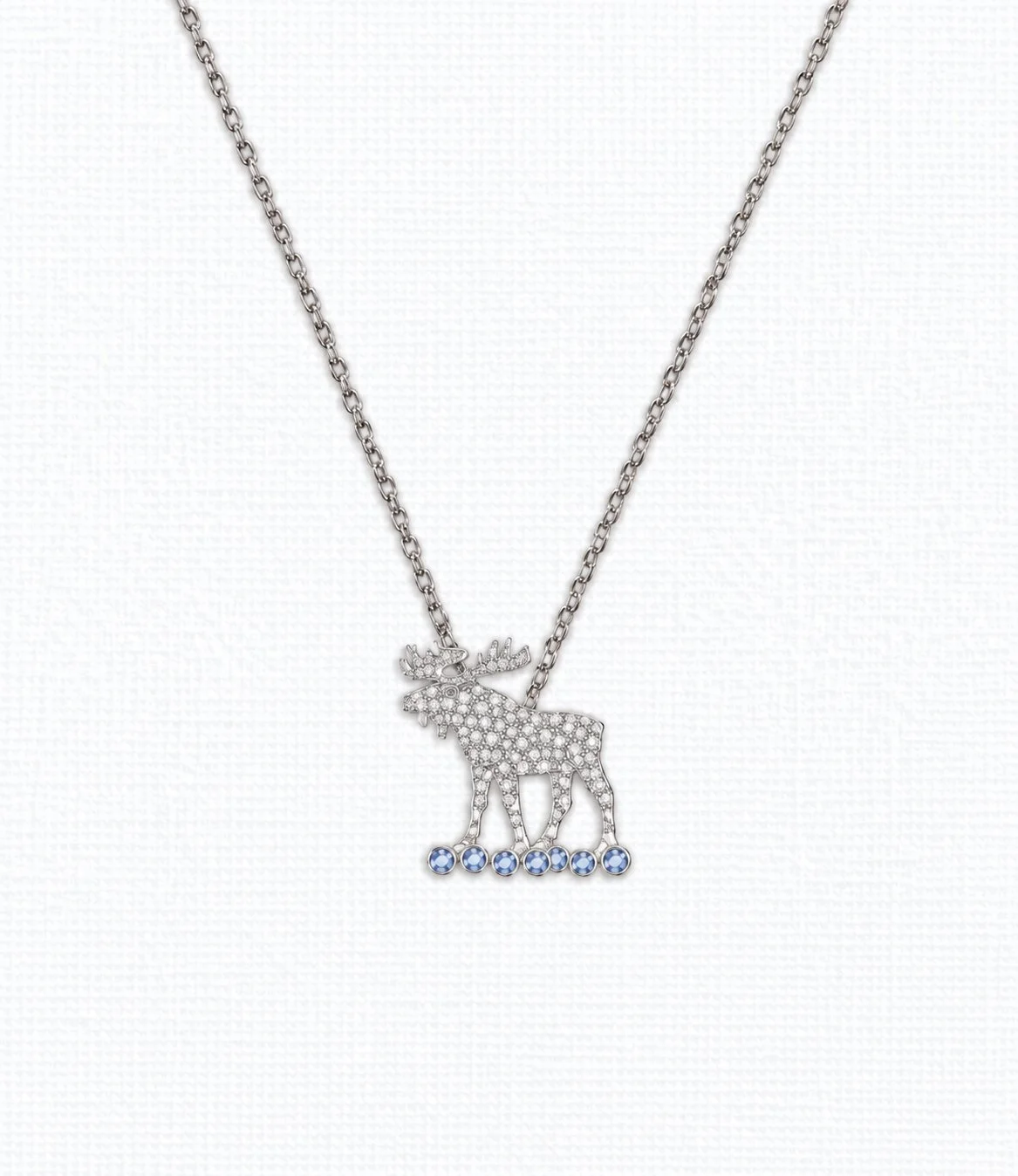 Sterling Silver Matte Finish Moose Pendant.jpg