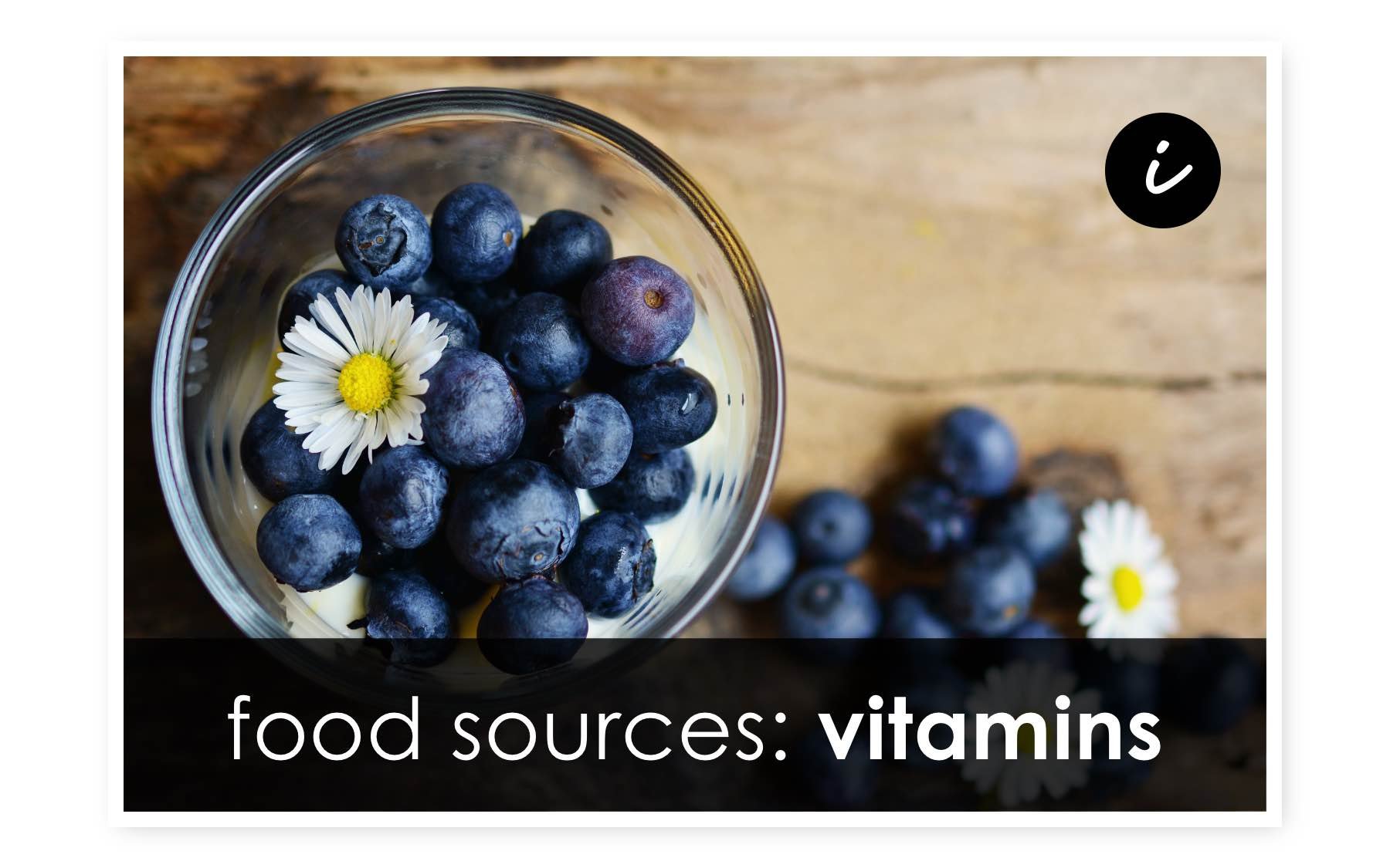 Food Sources of Vitamins